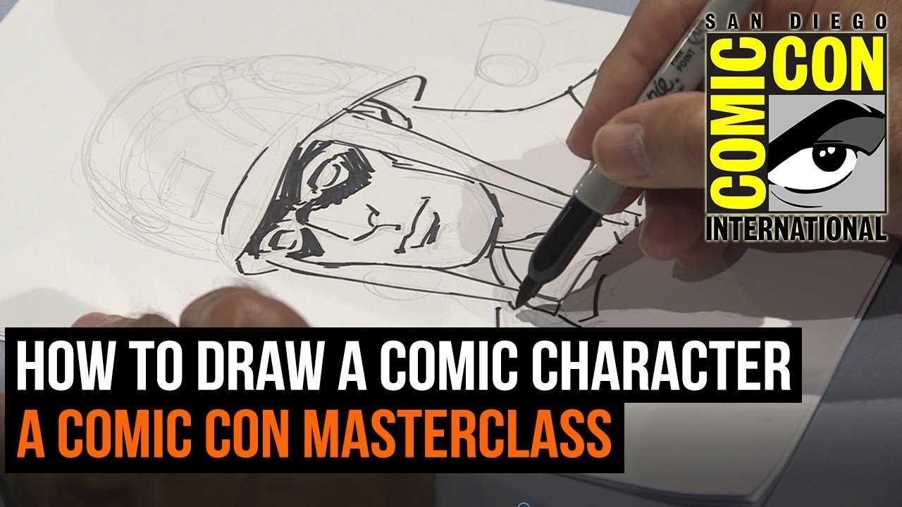 How to draw a comic book character - A Comic Con Masterclass