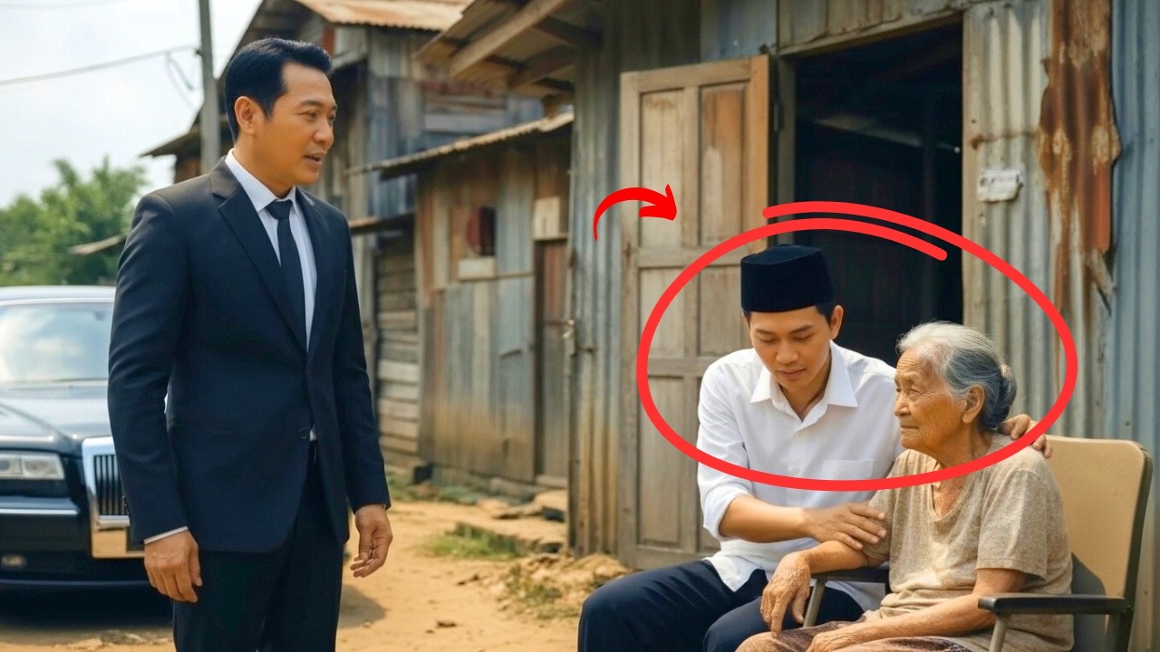 Seorang Santri Ini Tulus Merawat Nenek Pikun, Lalu Ia Kaget Saat Seorang Milyarder Datang, Ternyata