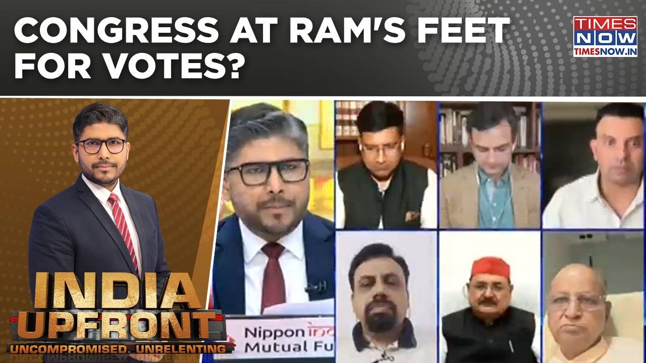 Congress Team In Ayodhya Amid Ram Mandir 'Chanda Chori' Probe; Congress At Ram's Feet For Votes?