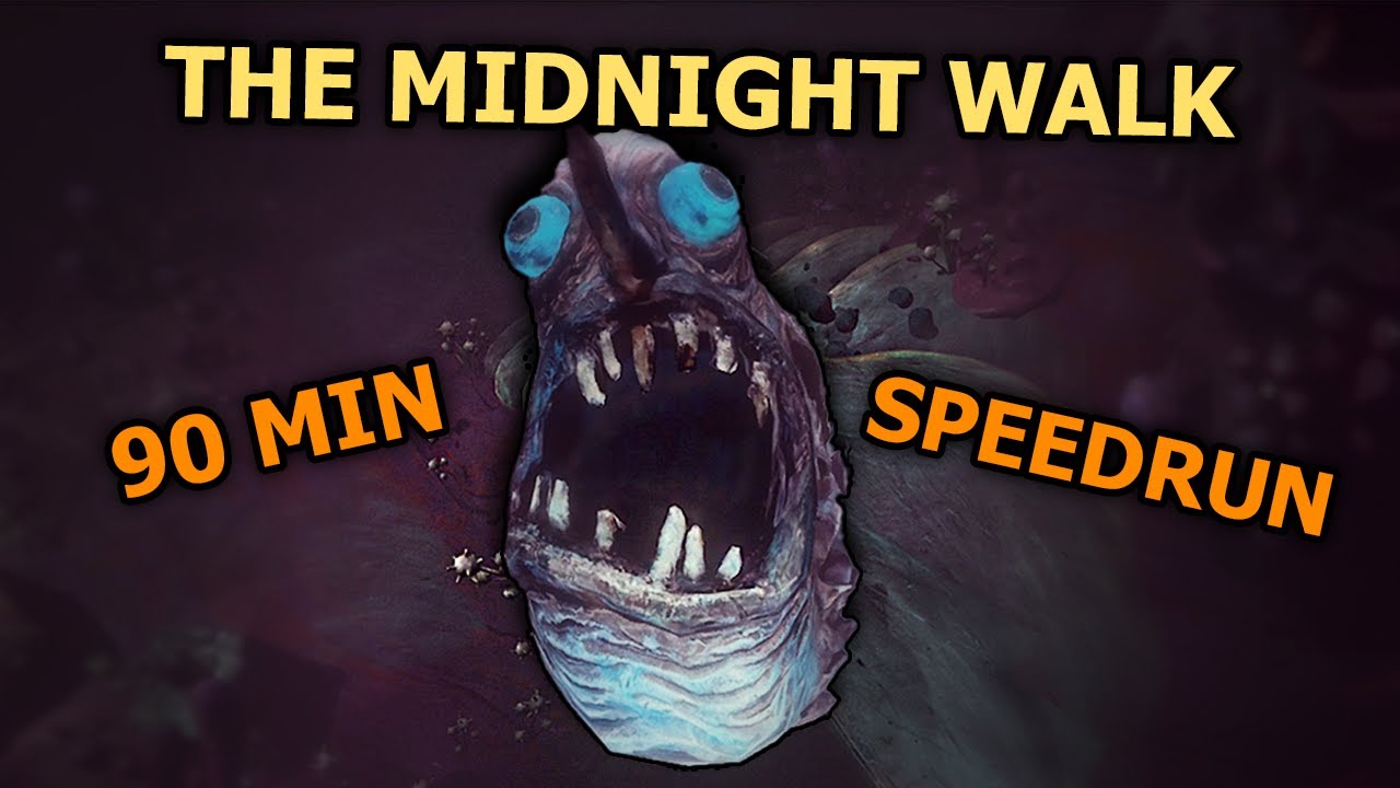 The Midnight Walk Speedrun (1:32:20) Glitchless - WR?