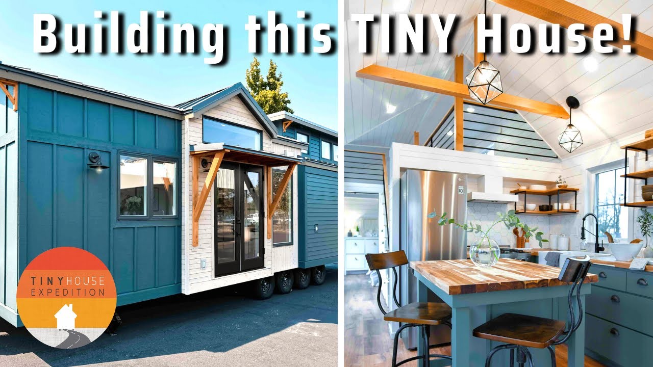How to Build Amazing Tiny Homes + Gorgeous Park Model Tiny House TOUR!