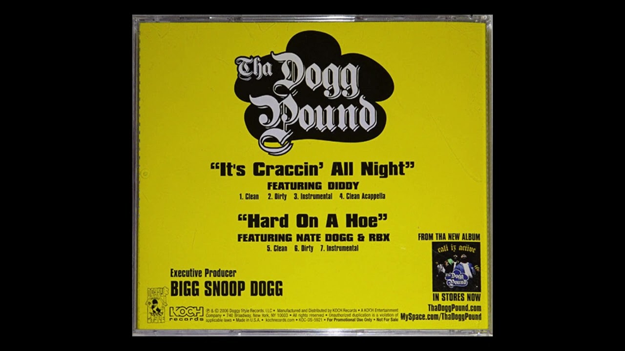 Tha Dogg Pound ft. Diddy - It's Craccin' All Night (Clean Acapella)