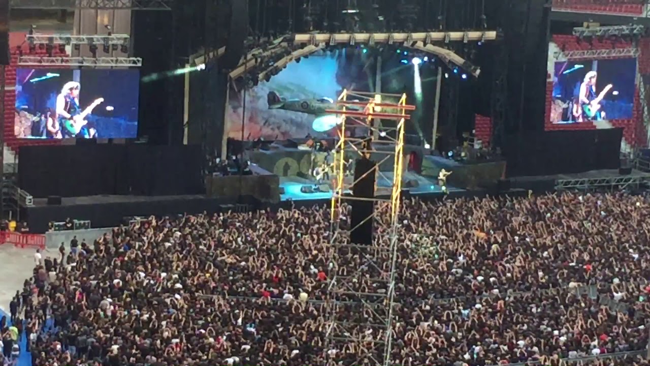 Iron Maiden: Aces High. Wanda Metropolitano, Madrid. 14/07/2018.