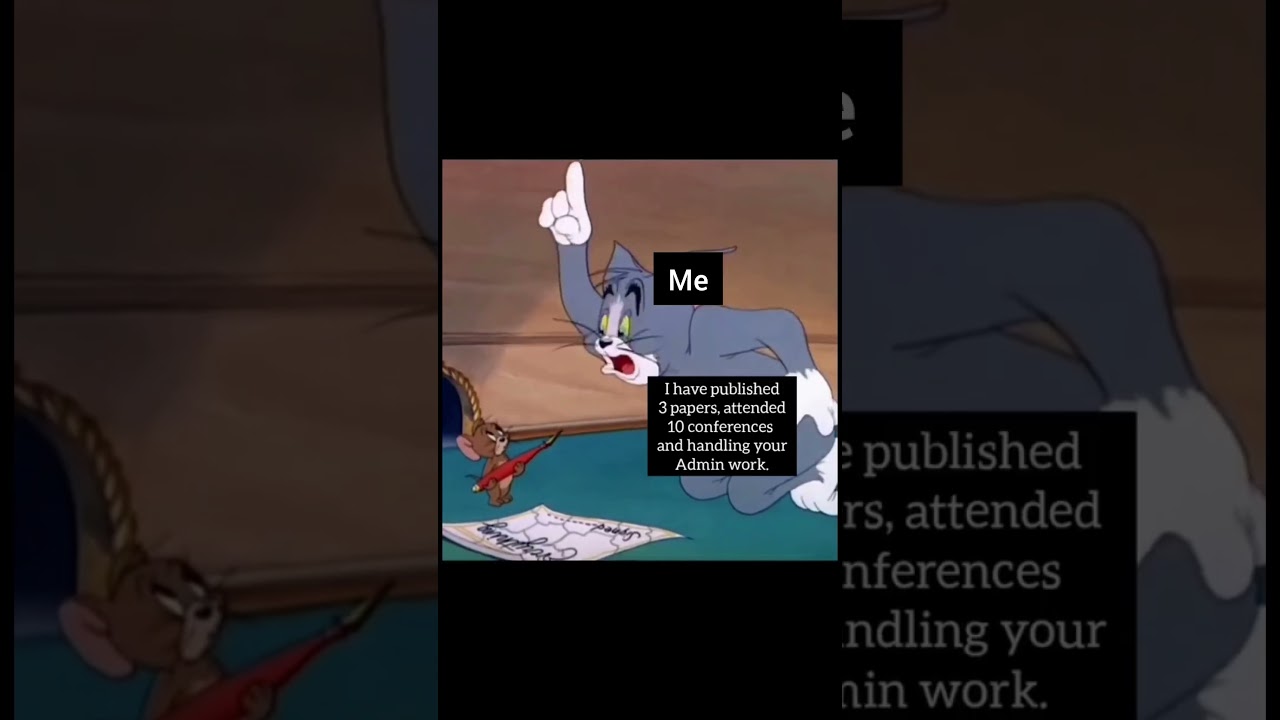 PhD student life story #phdstudents #tomandjerry #phd #phdlife