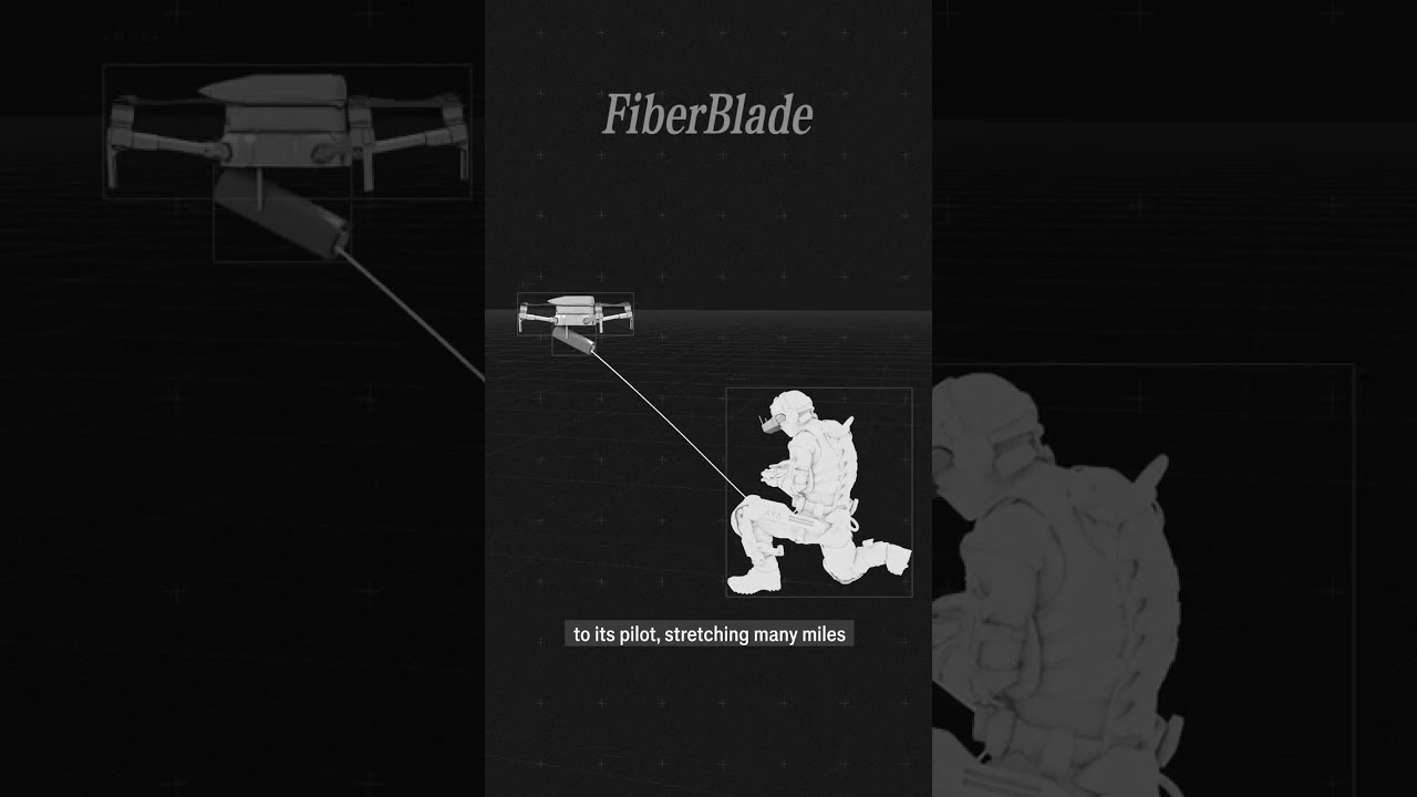 Demonstration of working principle of optical fiber UAV #uav #fpv #Optical fiber UAV