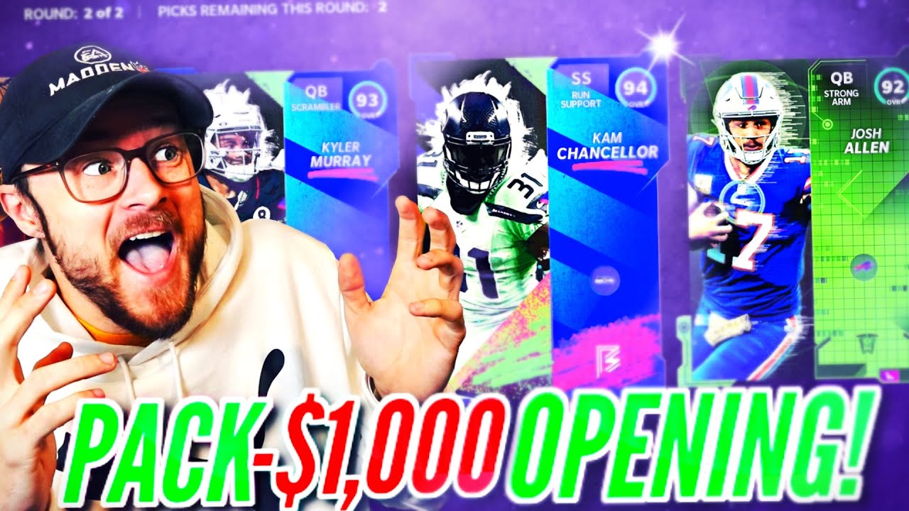 THE CRAZIEST $1000 PACK OPENING IN MADDEN 21!
