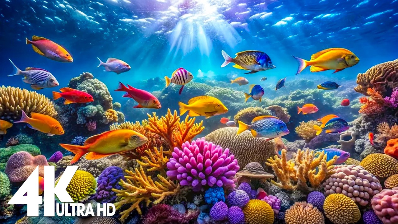 Dive Into the Mesmerizing Underwater Realm - Marvel at Sea Animal in The Best 4K UHD Aquarium