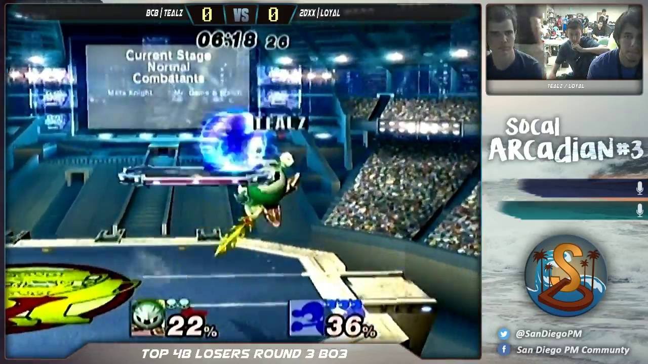 SoCal PM Arcadian #3 - BCB | Tealz vs 2DXX | Loyal - Top 48 Losers Round 3 - Project M