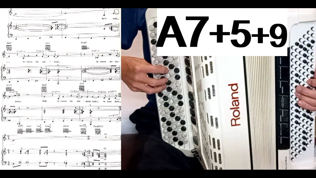 Walk Between Raindrops - Jazz Accordion chords