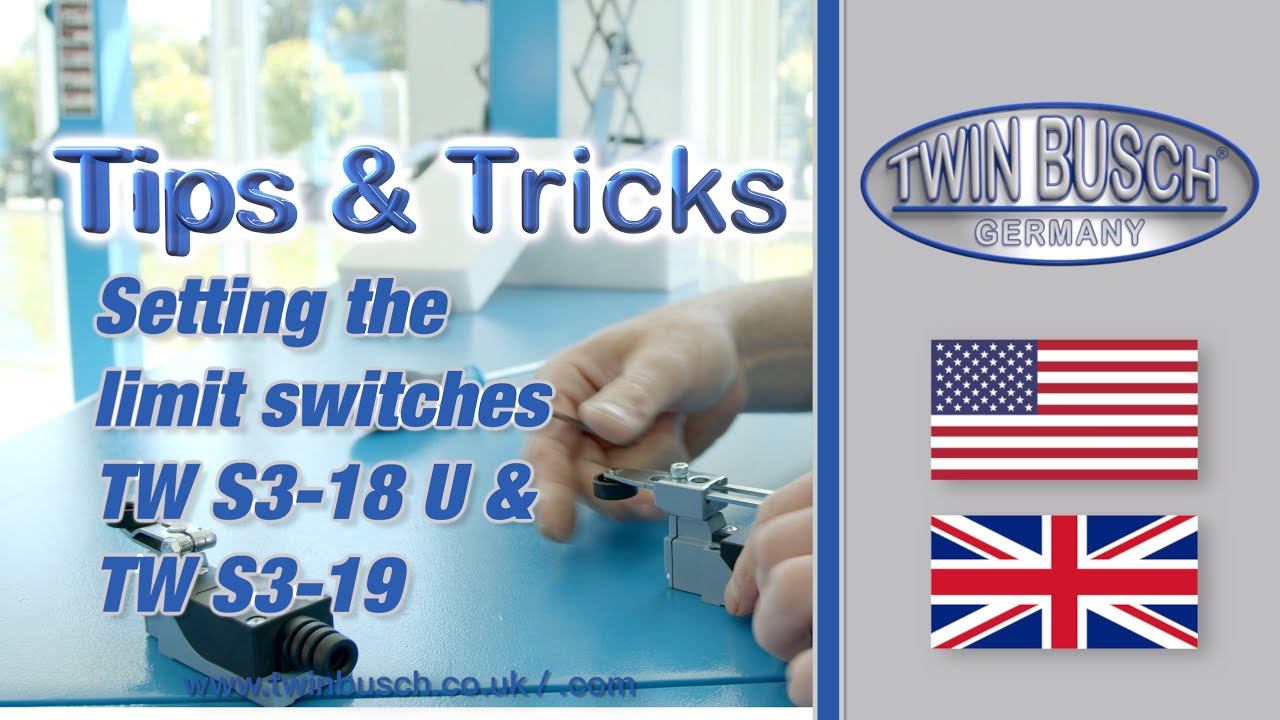 Setting the limit switches of the TW S3-18 U & TW S3-19 from TWIN BUSCH® - Tips & Tricks