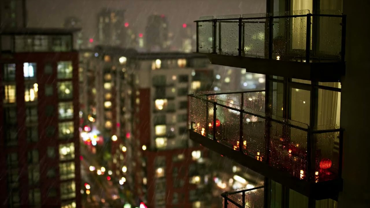 Relaxing Urban Night 🌃 Calm Music for Sleep, Focus & Peaceful Evenings