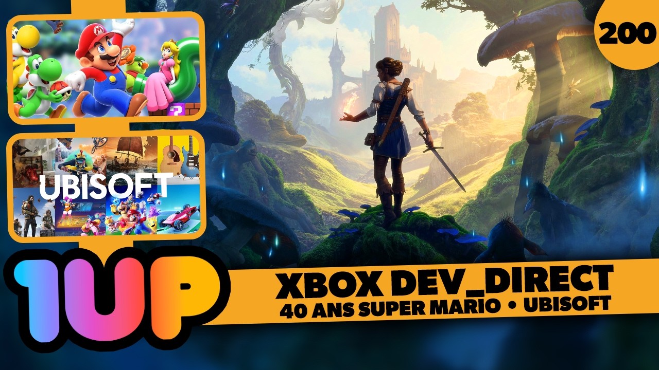 Le 200e 1UP !!! Les annonces Xbox ! 40 ans de Mario ! UbiSoft restructure ! Lego Mario Kart Luigi ?