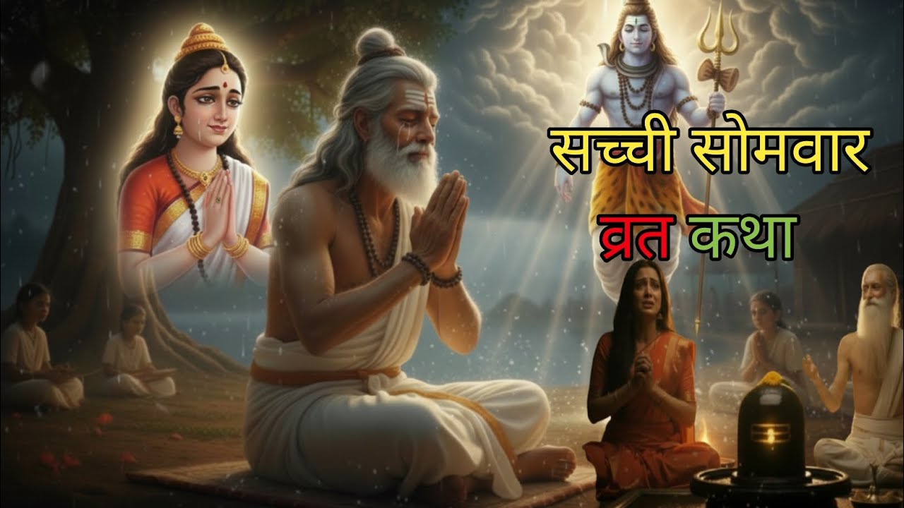 निर्धन से धनवान बनने की कथा | शिव महिमा - Sachchi Somvaar Vrat Katha - सच्ची सोमवार व्रत कथा 