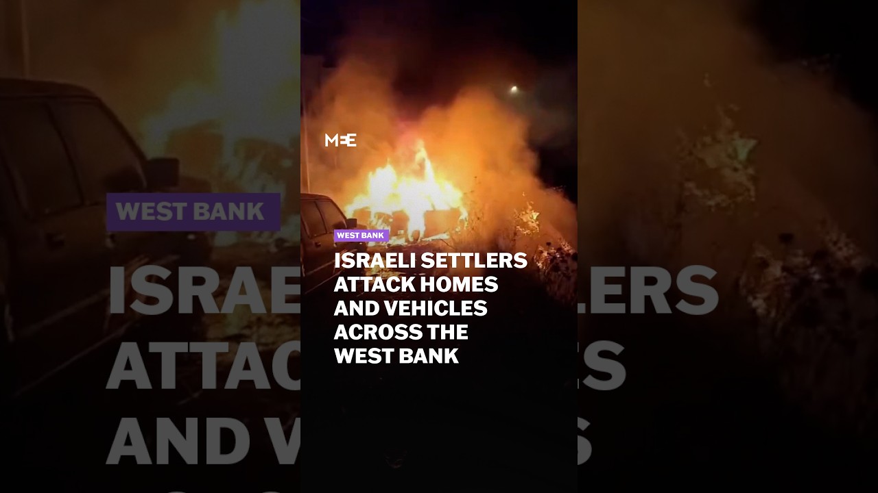 Israeli settlers terrorise Palestinian communities, torch homes and mosque in the West Bank