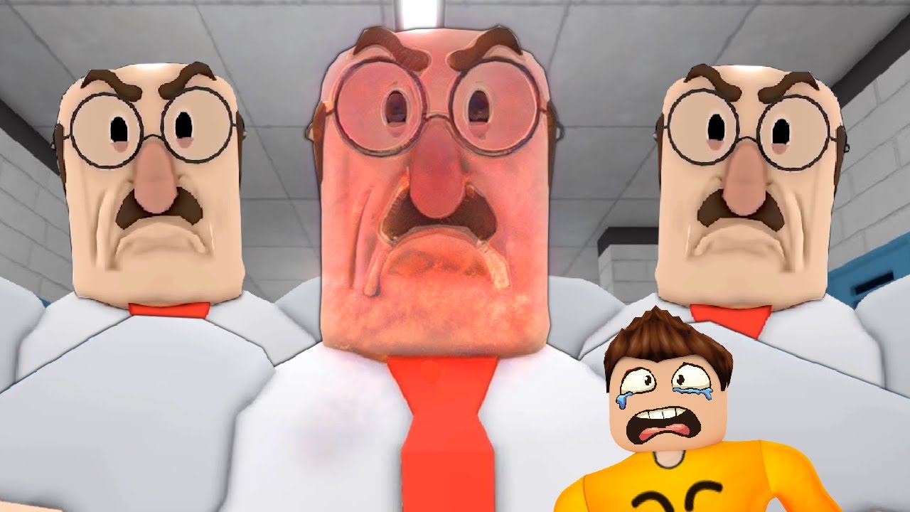 UCIEKAM PRZED STRASZNYMI NAUCZYCIELAMI W ROBLOX!