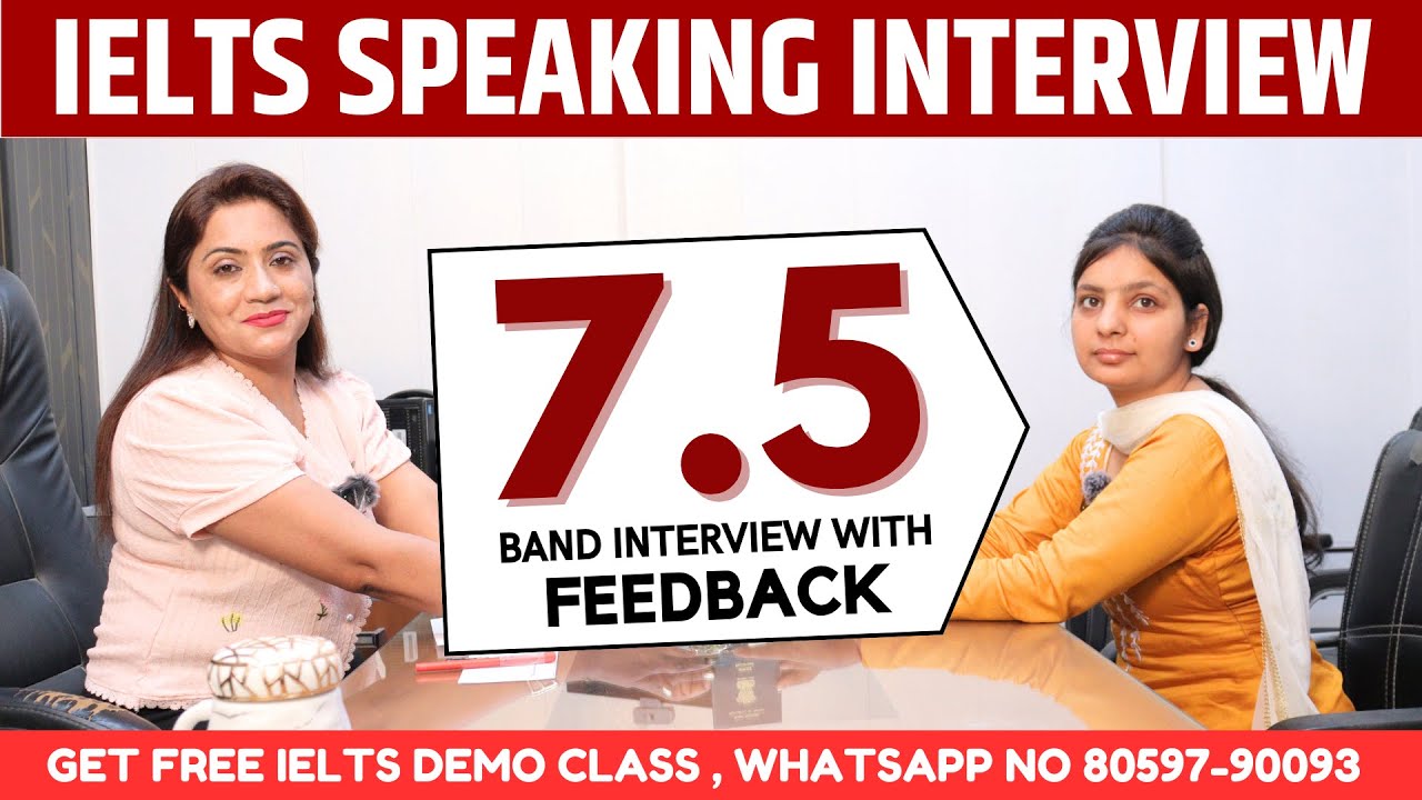IELTS Speaking Interview - Band 7.5 | Full IELTS Speaking Test 2025 | Sapna Dhamija