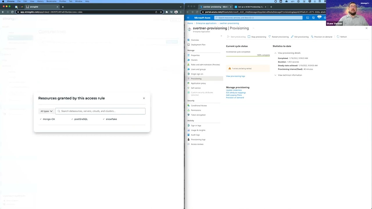 How to provision StrongDM users, groups, and roles through Azure AD
