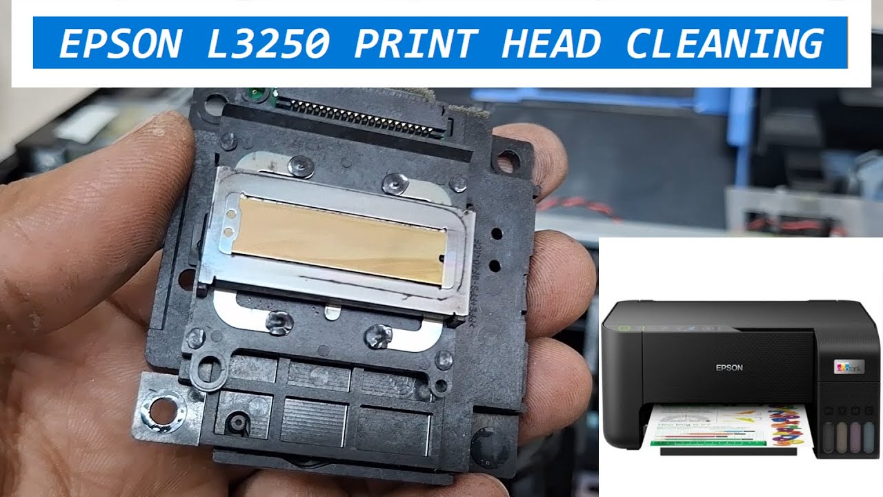 Epson L3250 Print Head Cleaning Manually - Epson l3250 print head removal