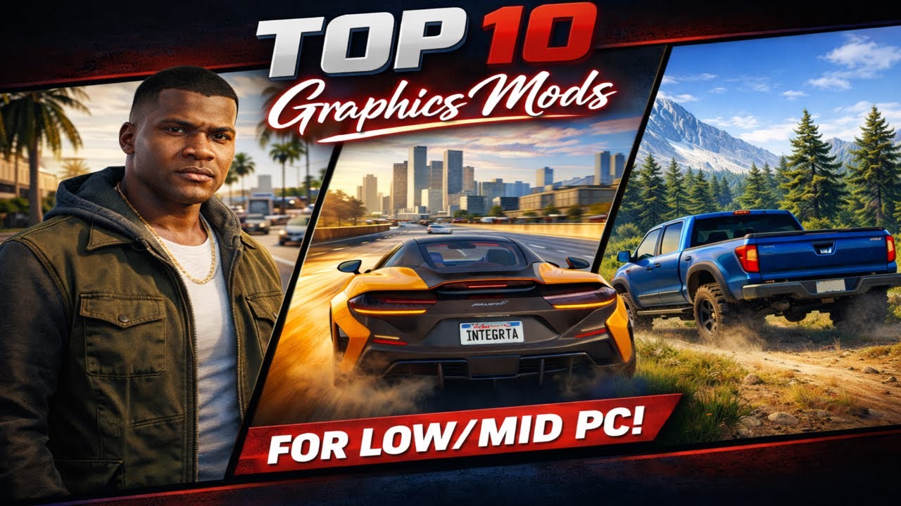 I Installed 10 INSANE Graphics Mods in GTA 5… It Looks Like REAL LIFE 😱