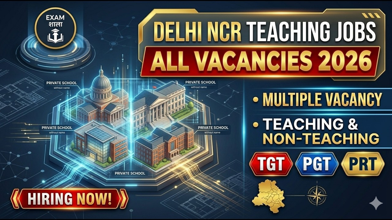 Delhi Tuesday Special School Vacancy | Latest DAV & Top Schools Jobs 2026