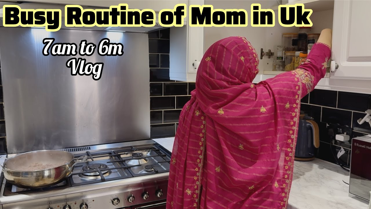 Full day Routine of Pakistani mom in Uk🌸daily Routine / Lasagna Recipe