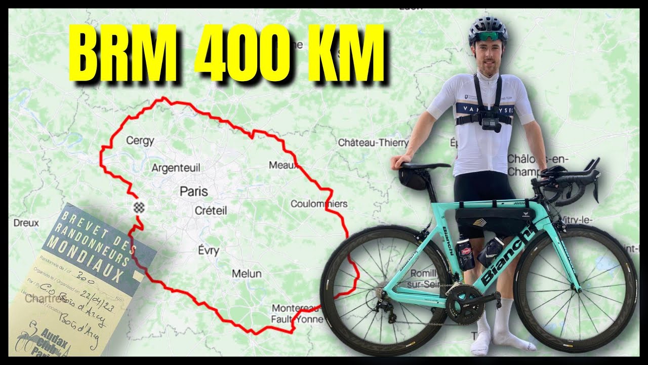 BRM 400 km ULTRA CYCLISME : le grand tour de Paris (Prepa Bikingman) 🚴🏻