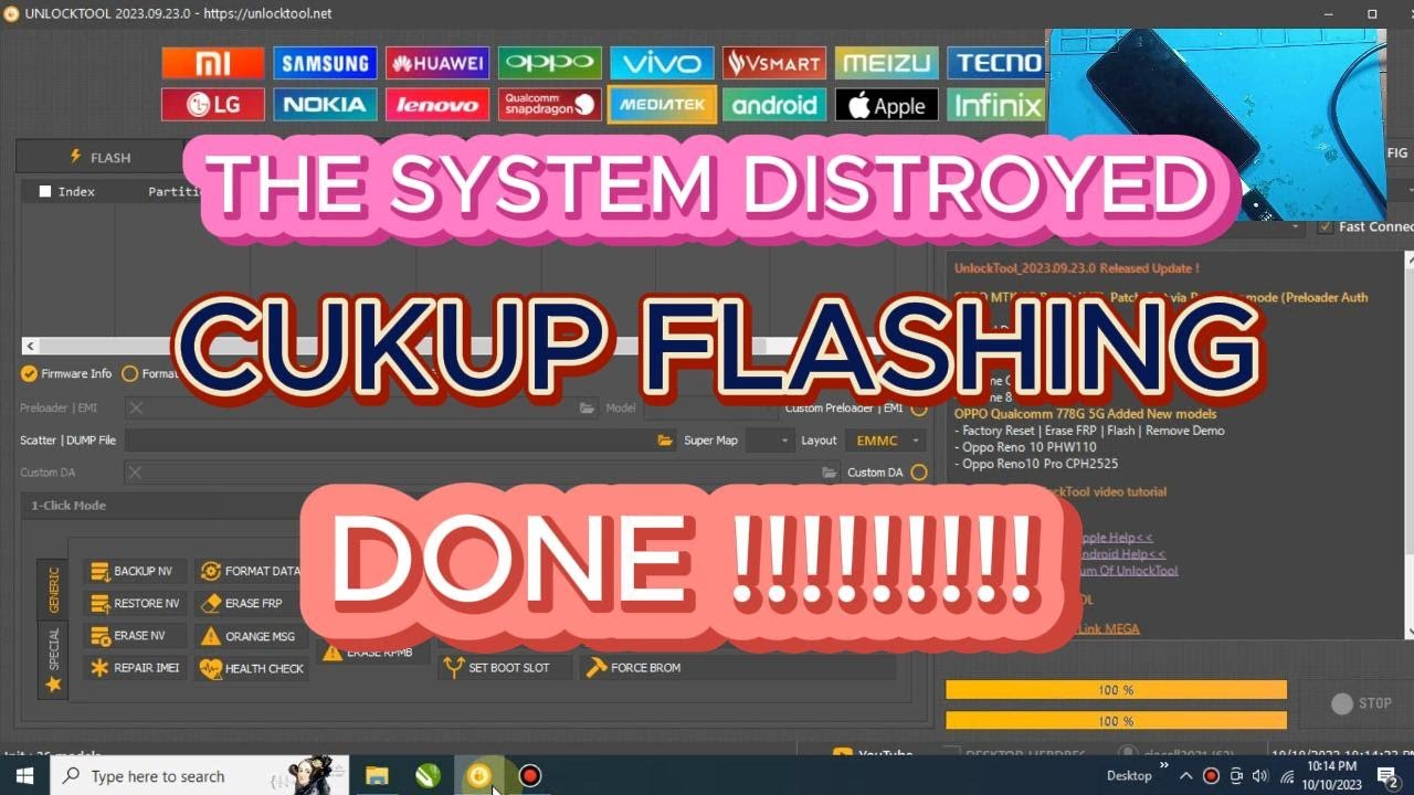 CARA ATASI REDMI 9 LANCELOT THE SYSTEM DESTROYED DENGAN UNLOCKTOOL