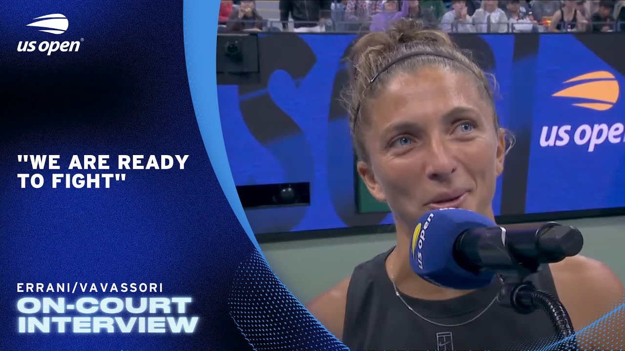 Errani/Vavassori On-Court Interview | 2025 US Open Semifinal