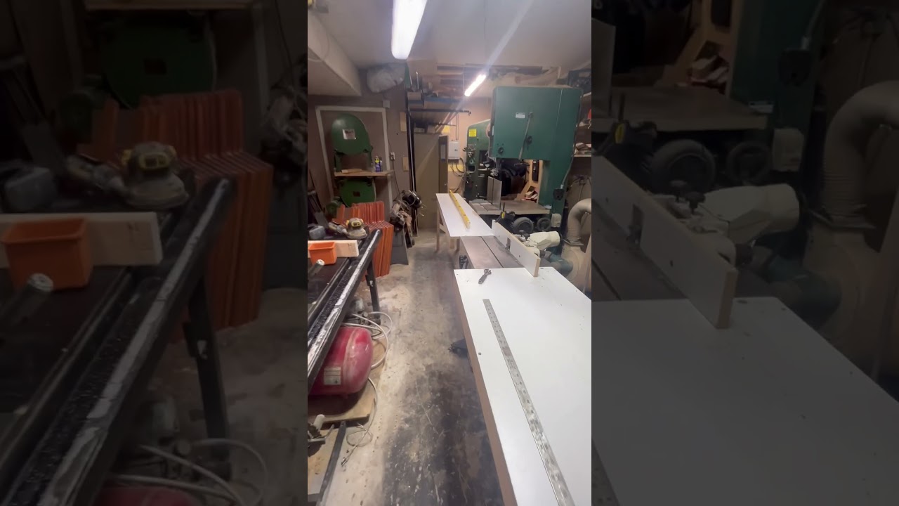 Infeed/out feed tables on shaper