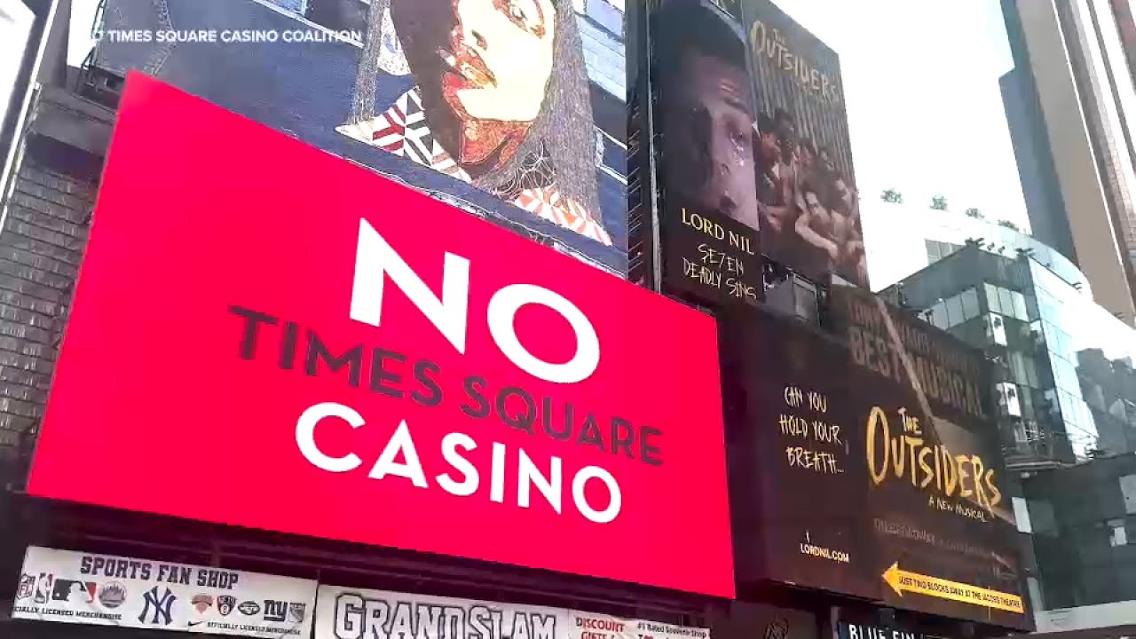 Broadway community protests proposed Times Square casino