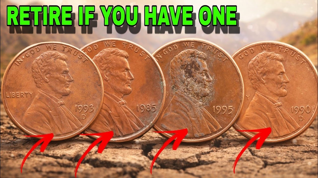 “4 Rare US Pennies That Could Make You Rich Overnight! Hidden Treasure in Your Change!”