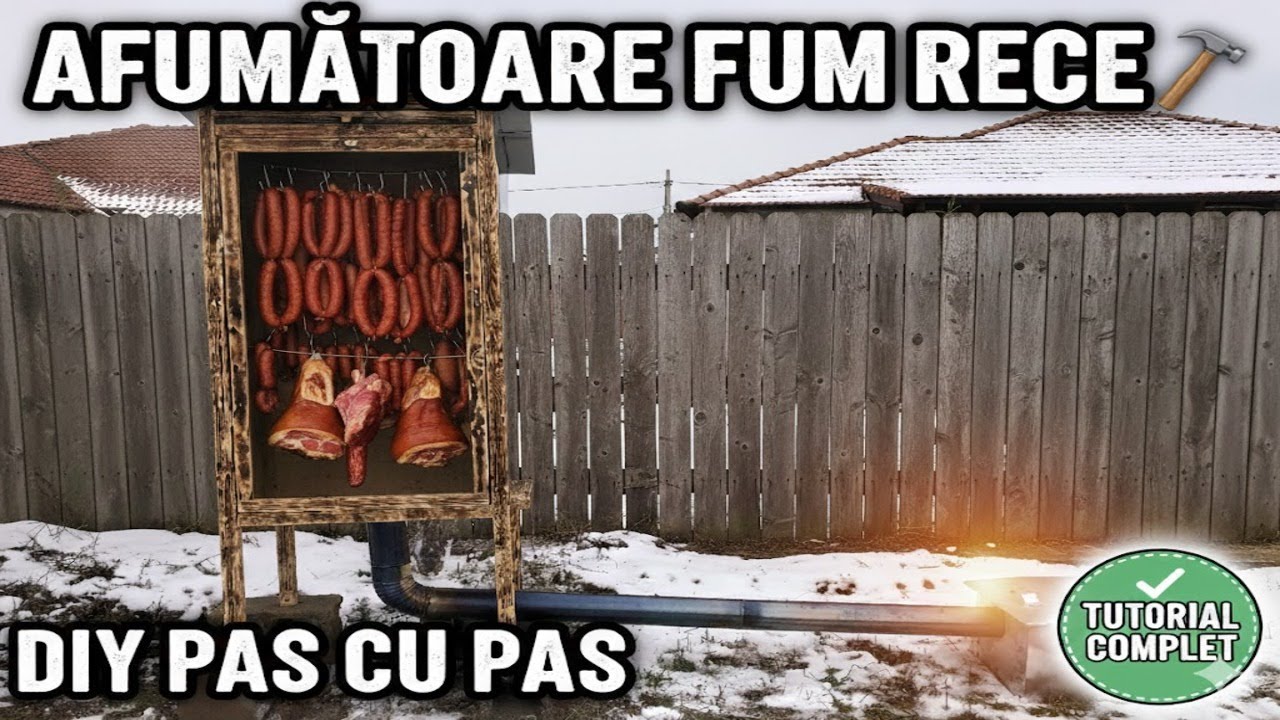 Construcție Afumătoare Fum la Rece DIY - Tutorial Complet pentru începători 🔨