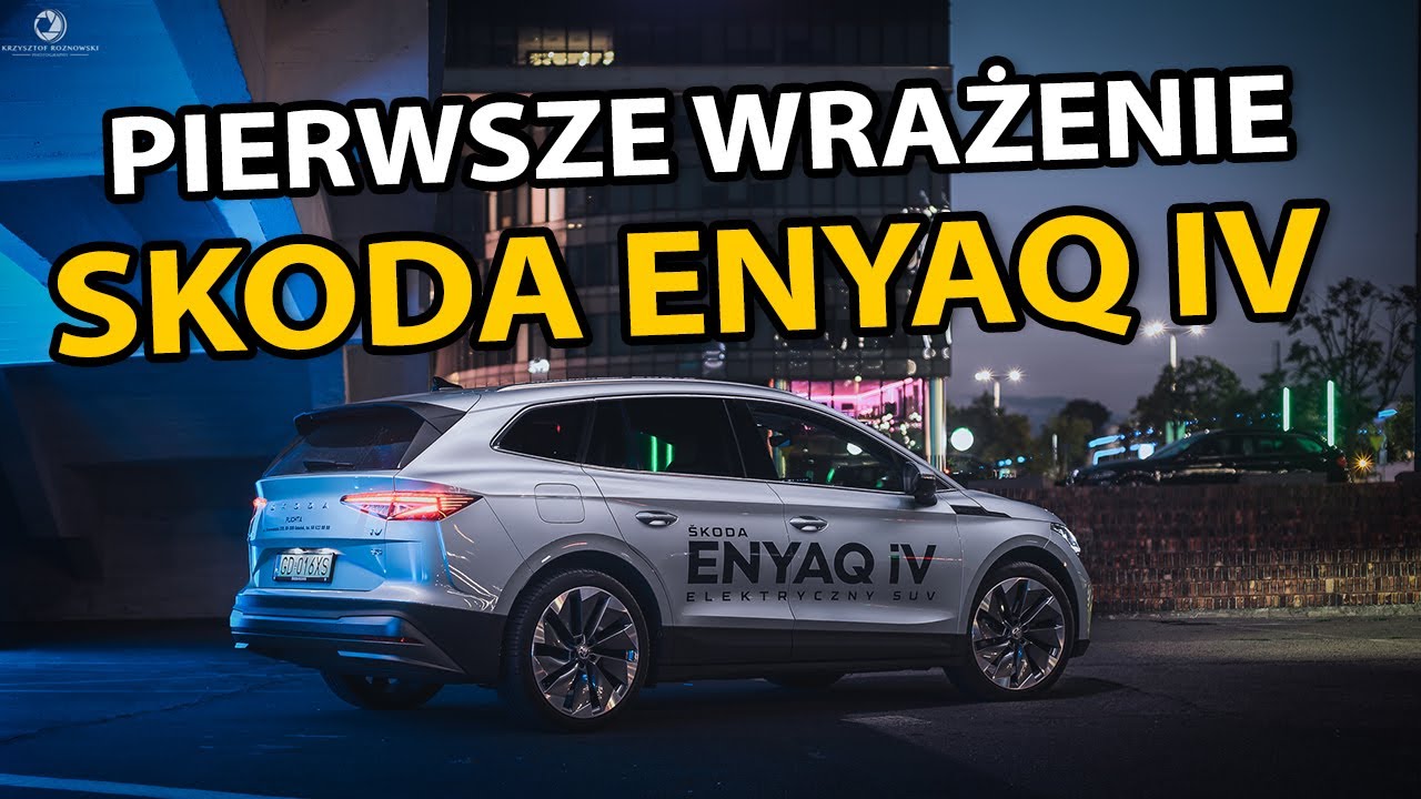 Skoda Enyaq IV 80 - Czy to Elektryczny Miejski SUV ? | Pierwsze wrażenie