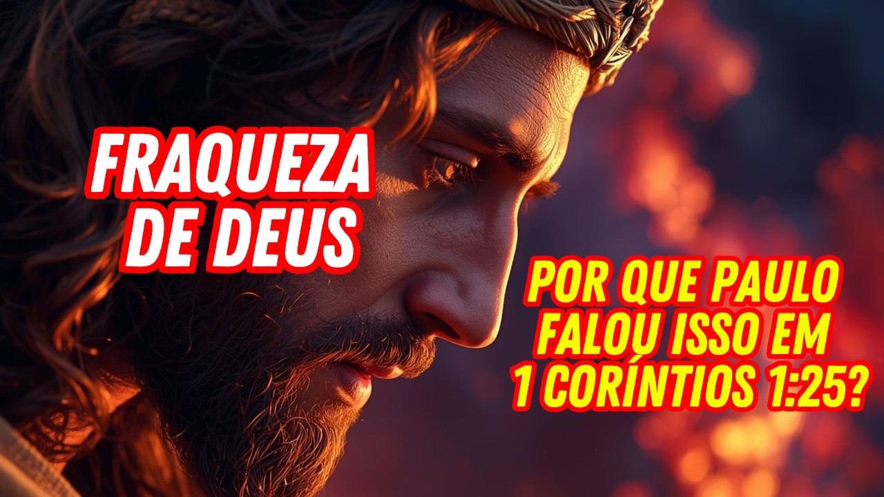 O QUE É A FRAQUEZA DE DEUS, PREGADA POR PAULO EM 1 CORÍNTIOS 1:25?