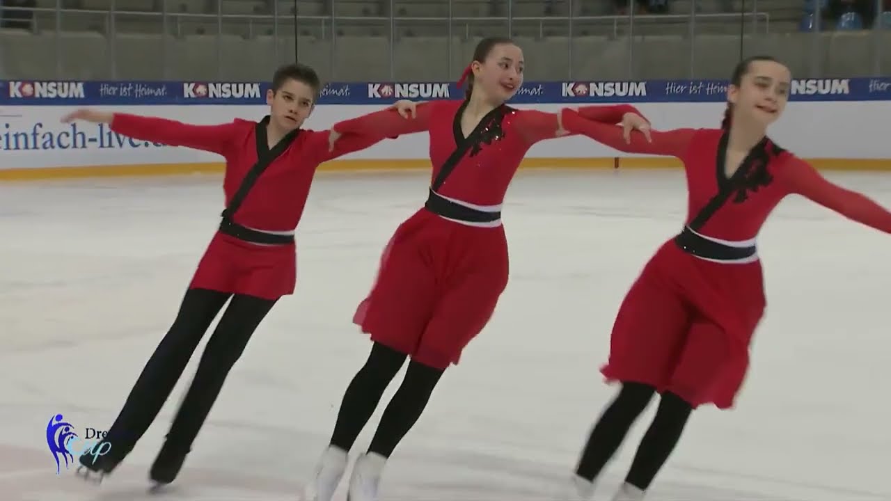 DresdenCup2023 nonISU Basic Novice FS Team Sweet Mozart AUT