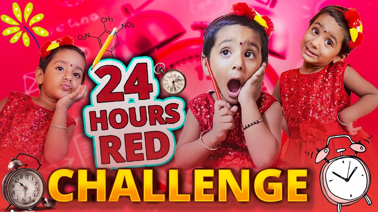 মিষ্টি করলো ২৪ ঘন্টা Red Challenge 🍓🍅🍒 #funny #comedy #banglavlog #challengevideo #misti