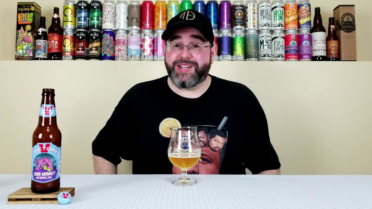 Sour Monkey (кислый бреттовый трипель) | Victory Brewing Company | Обзор пива | #496