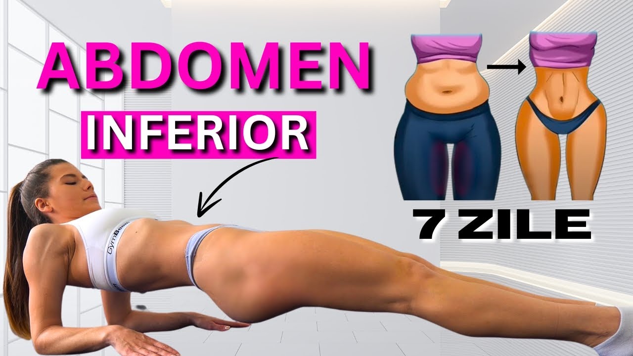 ABDOMEN INFERIOR , Plat In 7 Zile - Exercitii Pentru Abdomen Acasa