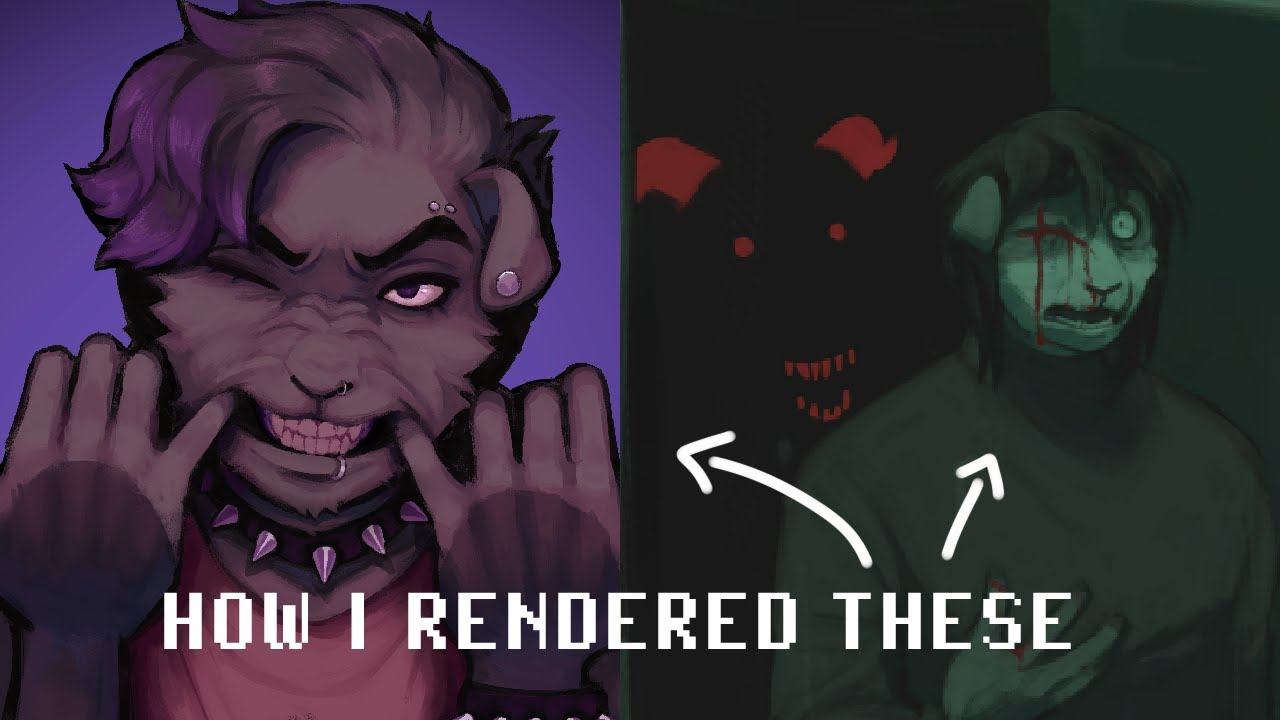 A Peek at My Workflow - Basic Rendering [Speedpaint]
