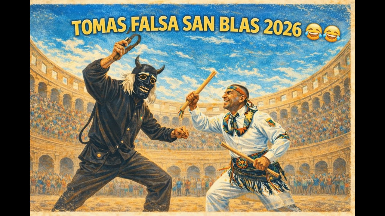 TOMAS FALSAS | Así se rodó |  Grupo Danza Paloteo VILLAMANDOS | San Blas 2026