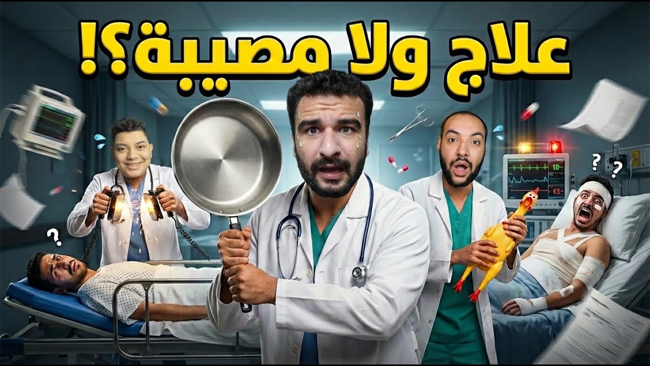 تقريبا لقينا علاج لكل الامراض نضرب المريض علي دماغه يخف | محاكي الدكاترة