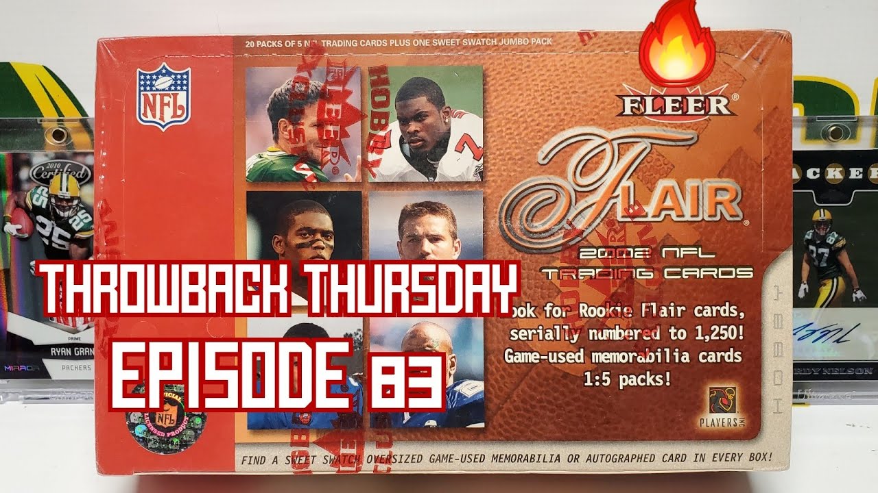 2002 Fleer Flair Football Hobby Box Opening. TBT Episode 83 🔥