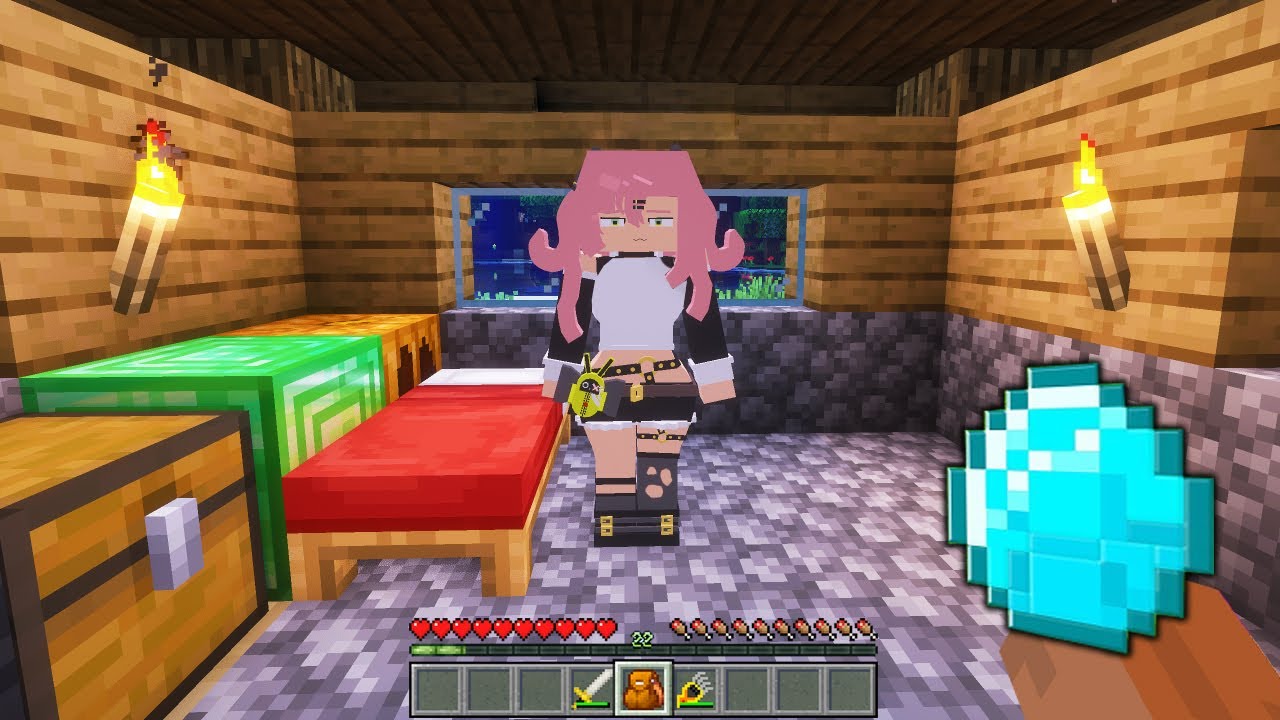 Jenny Tyan are TRAPPED by Diamonds in Minecraft Survival... Then THIS Happened!