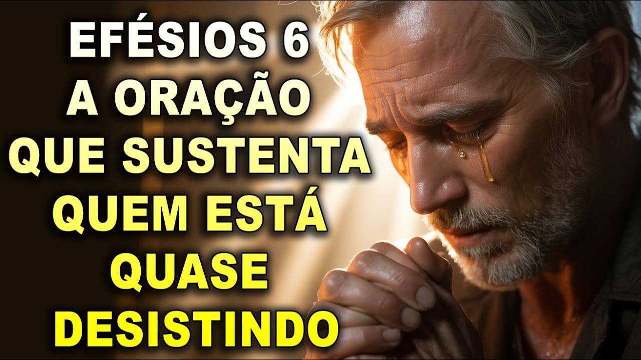 🙏 EFÉSIOS 6 A ORAÇÃO QUE SUSTENTA QUEM ESTÁ QUASE DESISTINDO 🙏