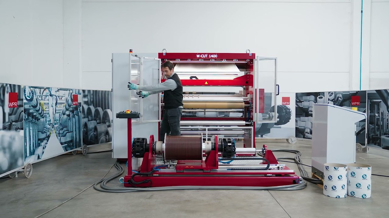Revolutionary Automatic Foil Slitting Machine W-CUT 1400 | Perfect for Windows Profiles & PVC Foils