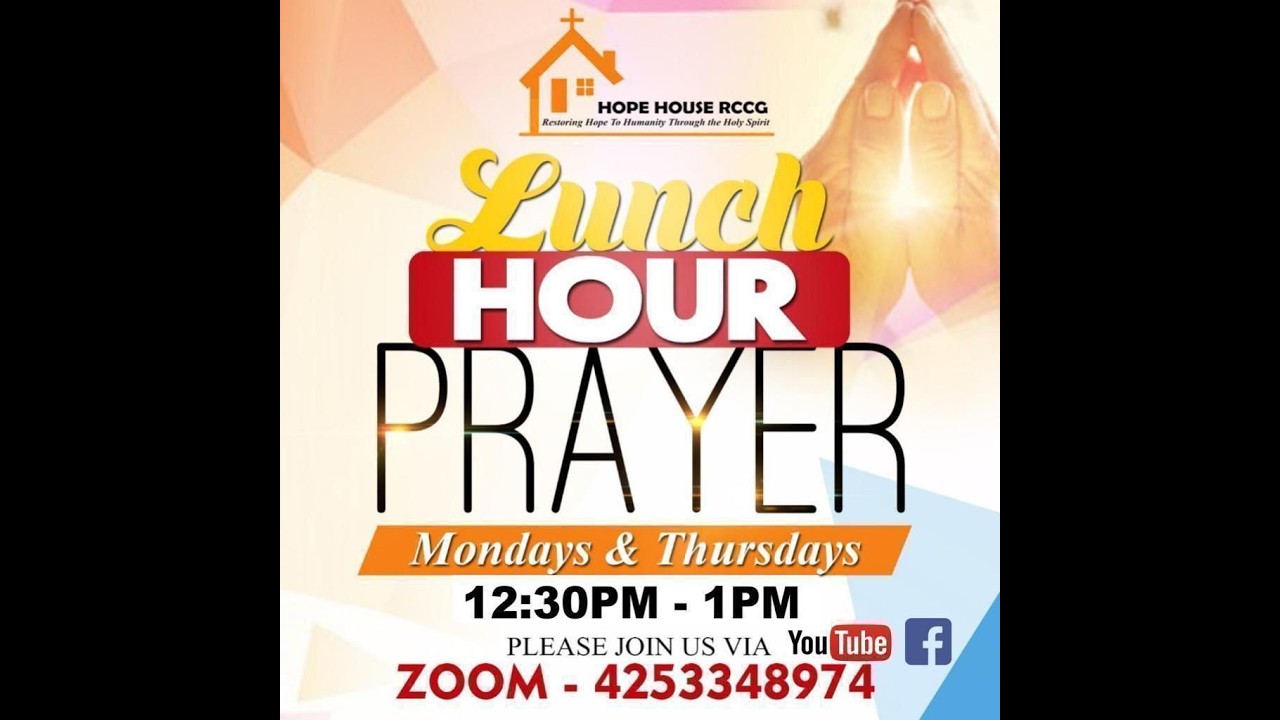 HOPE CHAPEL RCCG 5th FEBRUARY 2026 | THURSDAY LUNCH HOUR PRAYER