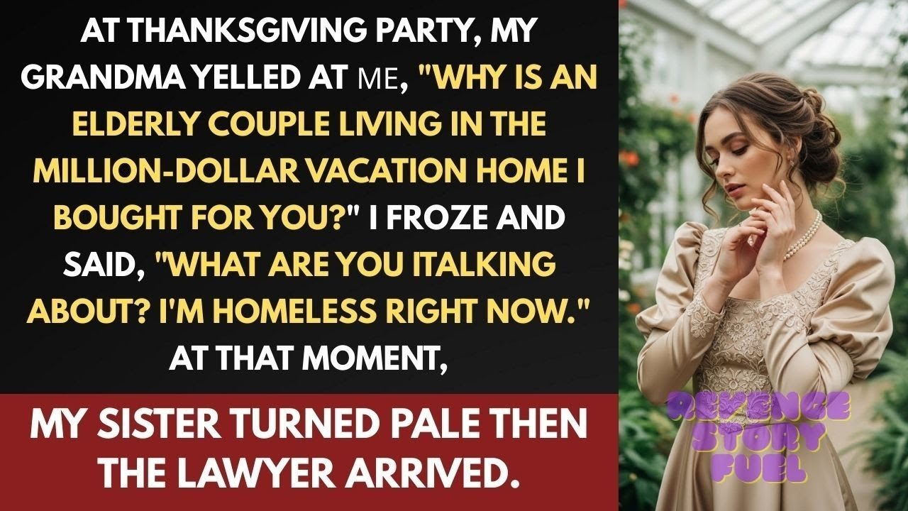 At Thanksgiving, my grandmother yelled at me, but I froze and said, " I have no idea about it."