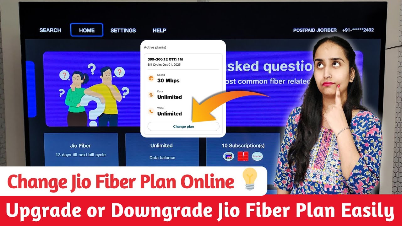 How to Change Jio Fiber / AirFiber Plan 🔄 | Jio Fiber Plan Kaise Change Karein - Full Guide