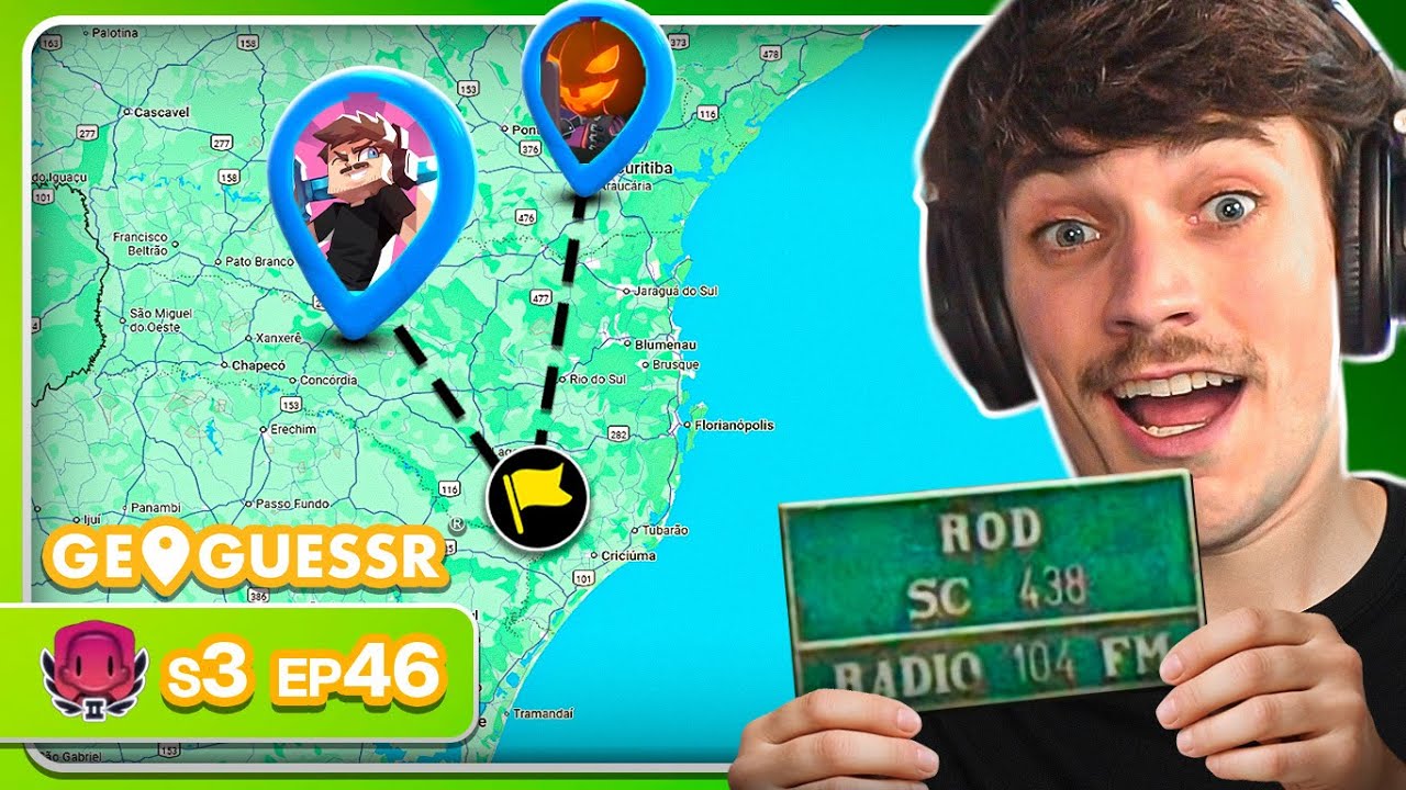 OS GRINGOS SÃO MUITO BONS NO BRASIL | GeoGuessr #S3E46