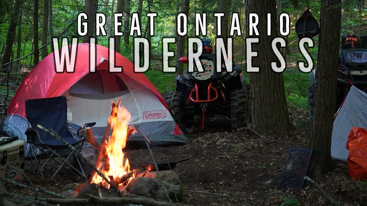 Backcountry ATV Camping | Campfire Cookout, Night Ride and COYOTES
